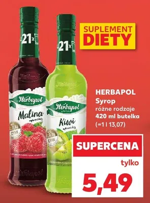 Syrop różne rodzaje promocja w Kaufland