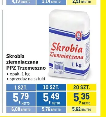 Skrobia ziemniaczana PPZ Trzemeszno promocja w Makro