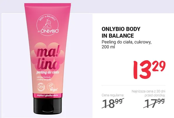 Peeling do ciała, cukrowy promocja w Rossmann
