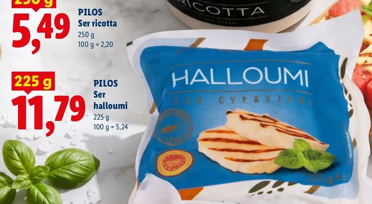 Ser Halloumi Pilos promocja w Lidl
