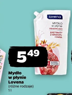 Mydło w płynie Lovena promocja w Netto