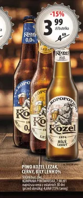 Piwo Kozel Lezak promocja w Arhelan