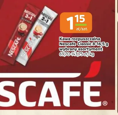 Kawa rozpuszczalna Nescafe Classic promocja w Gama