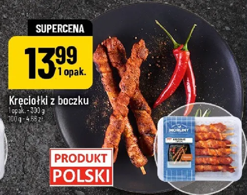 Kręciki z boczku promocja w POLOmarket