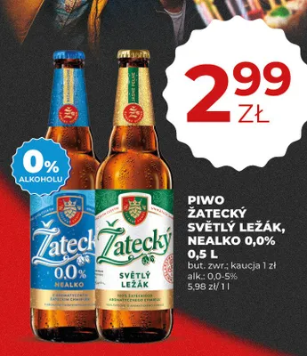 Piwo Žatecký Světlý Ležák promocja w Duży Ben