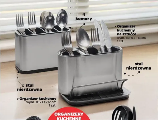 Organizer kuchenny 18x13x12 cm promocja w Netto