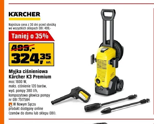 Myjka ciśnieniowa Kärcher K3 Premium promocja w OBI