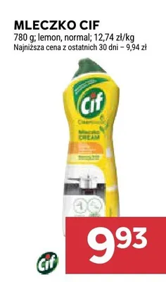 Mleczko do czyszczenia Cif promocja w Stokrotka