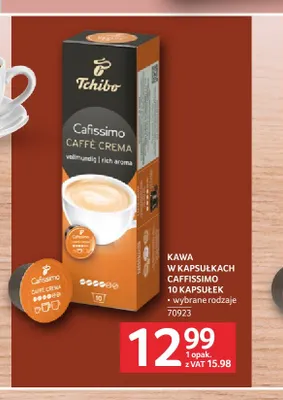Kawa w kapsułkach Cafissimo Tchibo promocja w Selgros