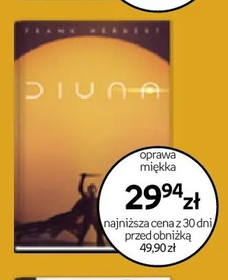Książka Diuna Frank Herbert oprawa miękka promocja w Empik