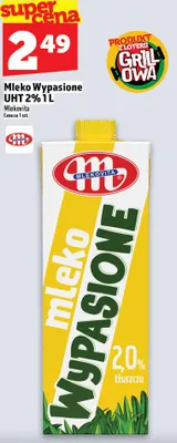 Mleko Wypasione UHT 2% Mlekovita promocja w TOPAZ