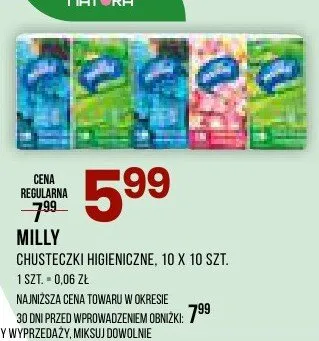Chusteczki higieniczne promocja w Drogerie Natura