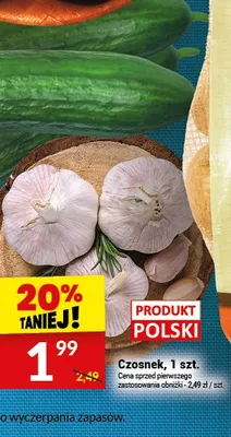 Czosnek, 1 szt. promocja w Twój Market