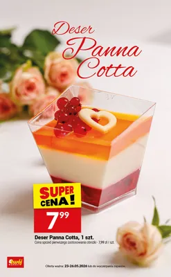 Deser Panna Cotta promocja w Twój Market