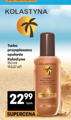 Turbo przyspieszacz opalania Kolastyna promocja w Delikatesy Centrum
