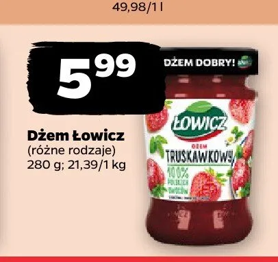 Dżem Łowicz promocja w Netto
