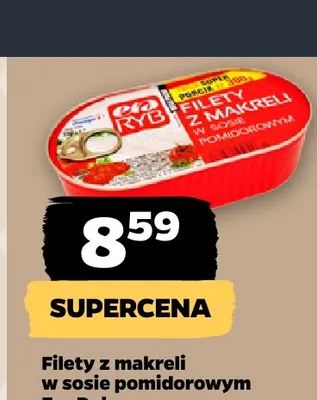 Filety z makreli w sosie pomidorowym Era Ryb promocja w Netto