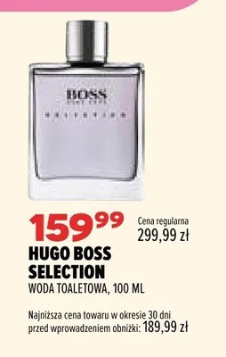 Woda toaletowa Hugo Boss Selection promocja w Drogerie Natura