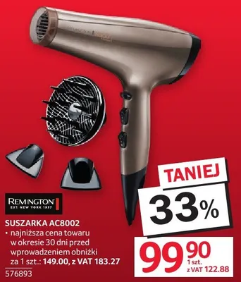 Suszarka Remington AC8002 promocja w Selgros