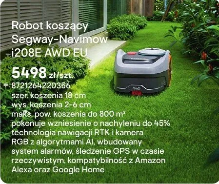 Robot koszący Navimow i208E AWD EU promocja w Castorama