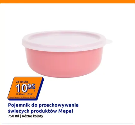 Pojemnik do przechowywania świeżych produktów Mepal 750 ml promocja w Action