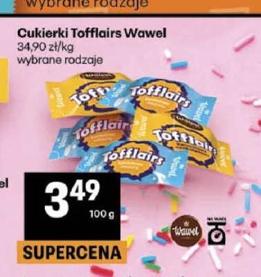 Cukierki Tofflairs Wawel Choco promocja w Delikatesy Centrum