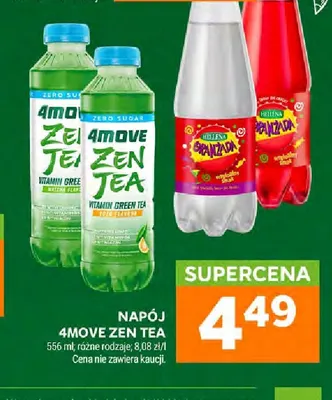 Napój 4Move Zen Tea yuzu promocja w Stokrotka