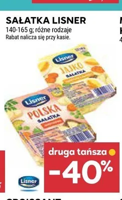 Sałatka jarzynowa Lisner promocja w Stokrotka
