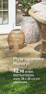 Płyta ogrodowa Monoryt pastelowa promocja w Castorama