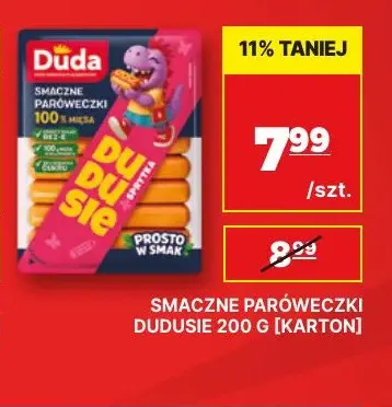 Smaczne paróweczki Dudusie Duda promocja w API Market