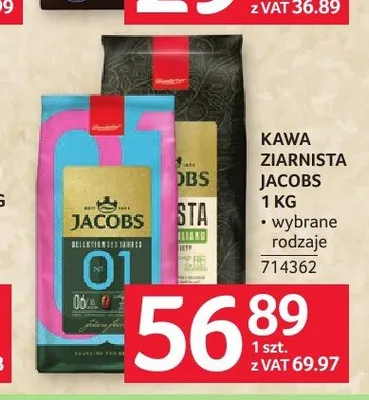 Kawa ziarnista Jacobs Barista Editions promocja w Selgros