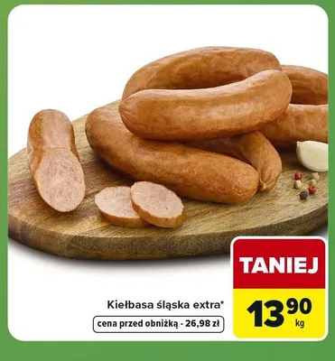 Kiełbasa śląska promocja w Carrefour Express