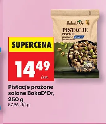 Pistacje prażone solone BakaD'Or promocja w Biedronka