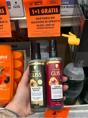 Odżywka do włosów w sprayu Color Perfector Express Repair Conditioner promocja w Biedronka