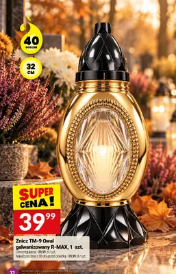 Znicz TM-9 Owal galwanizowany R-MAX promocja w Twój Market