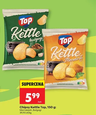 Chipsy Kettle Top Marrakesh promocja w Biedronka