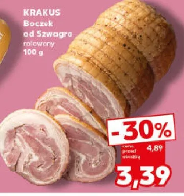 Boczek na Szwagra rolowany promocja w Kaufland
