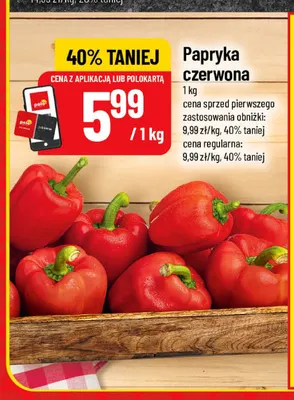 Papryka czerwona promocja w POLOmarket