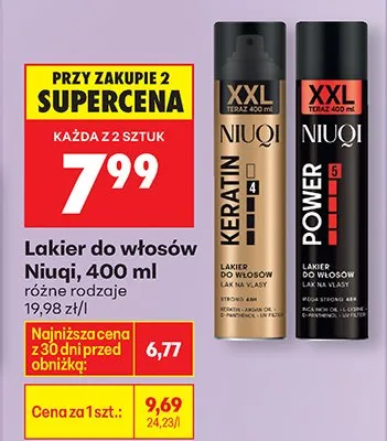 Lakier do włosów Keratin Liss promocja w Biedronka