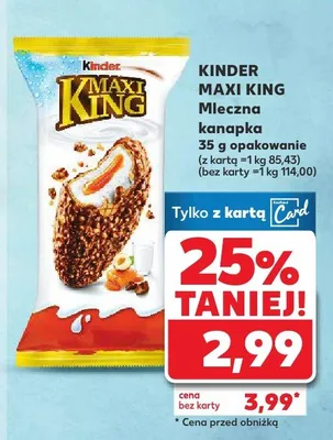 Mleczna kanapka promocja w Kaufland