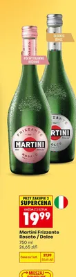 Wino Martini Frizzante Dolce słodkie białe promocja w Biedronka