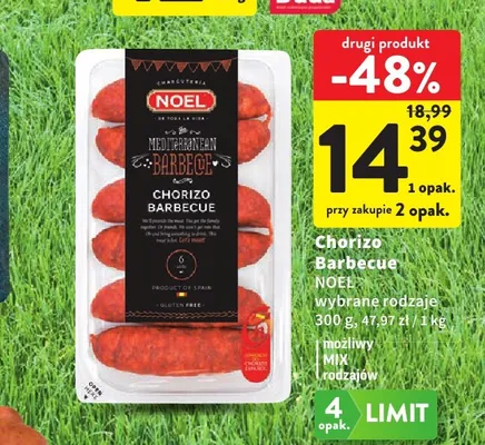 Chorizo Barbecue Noel promocja w Intermarche
