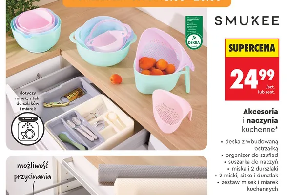 Suszarka do naczyń SMUKEE promocja w Biedronka