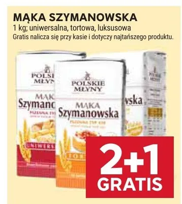 Mąka uniwersalna, tortowa, luksusowa promocja w Stokrotka