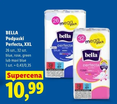 Podpaski Perfecta, XXL promocja w Lidl