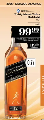 Whisky Johnnie Walker Black Label promocja w POLOmarket