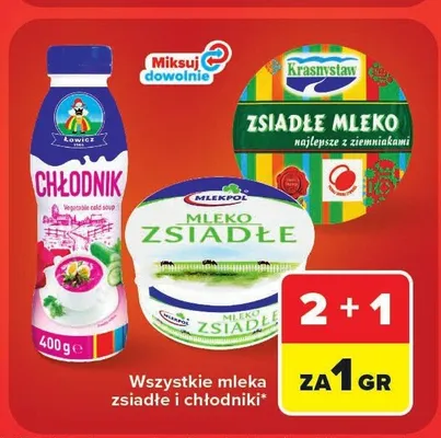 Chłodnik warzywny Łowicz promocja w Carrefour Market