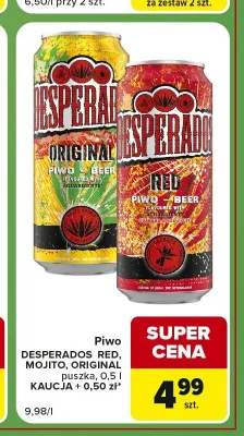 Piwo Desperados Mojito promocja w Carrefour Express
