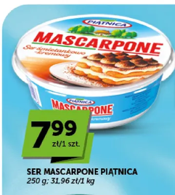 Ser mascarpone Piątnica promocja w Groszek