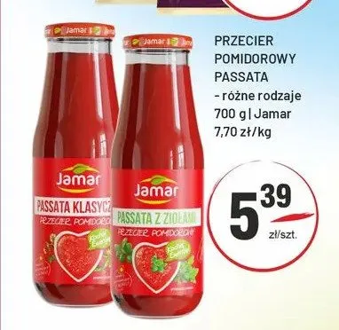 Passata klasyczna Jamar promocja w Sedal